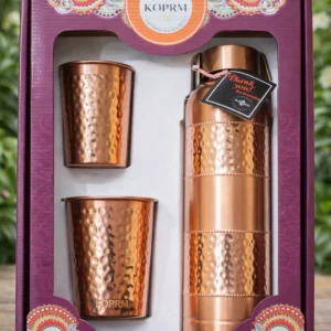 koprm hammered wellness copper box - Koprm Copper Bottles koprm hammered wellness copper box