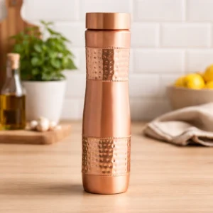 koprm half hammered copper bottle – koprm - Koprm Copper Bottles koprm half hammered copper bottle – koprm