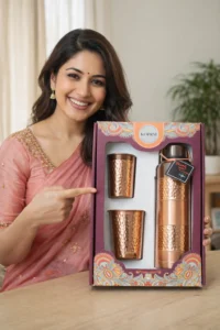 koprm hammered wellness copper box