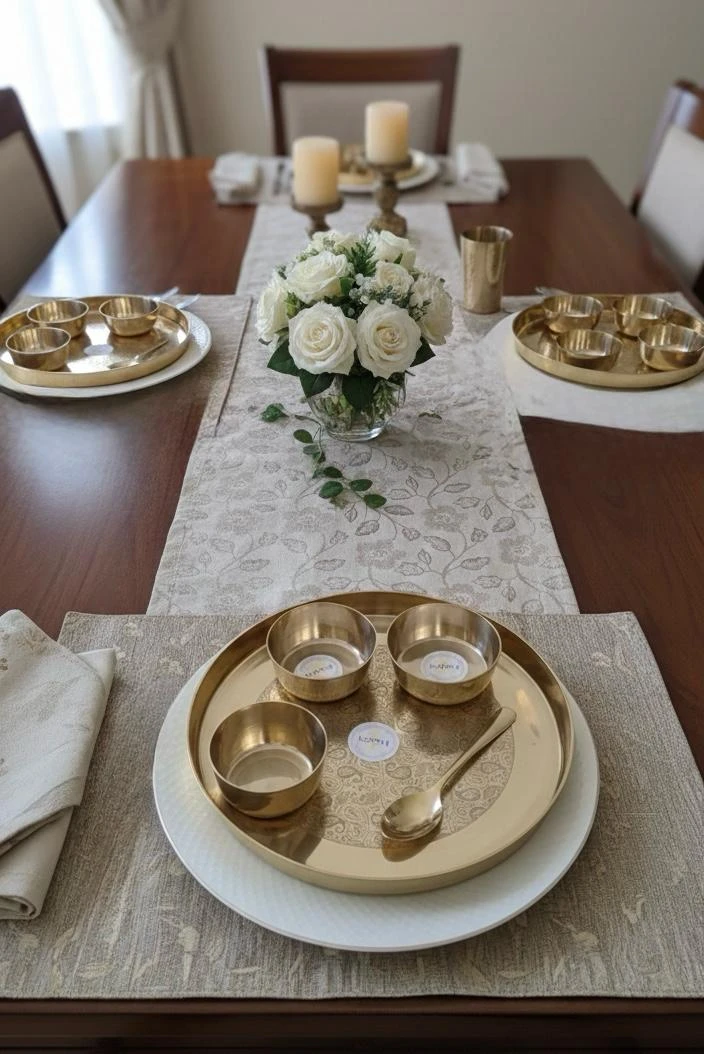 rajwada royal thali set copper koprm - Koprm Copper Bottles rajwada royal thali set copper koprm