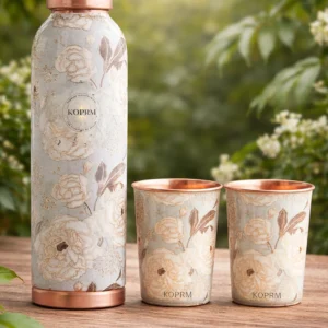 koprm royal meena 3d gift set of 3 - Koprm Copper Bottles koprm royal meena 3d gift set of 3