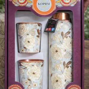 koprm royal meena 3d gift set of 3 - Koprm Copper Bottles koprm royal meena 3d gift set of 3