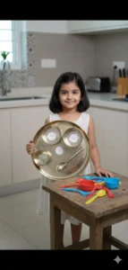 rajwada royal thali set copper koprm