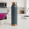 plain silk touch copper bottle