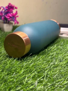 plain silk touch copper bottle