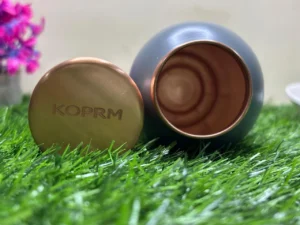 plain silk touch copper bottle